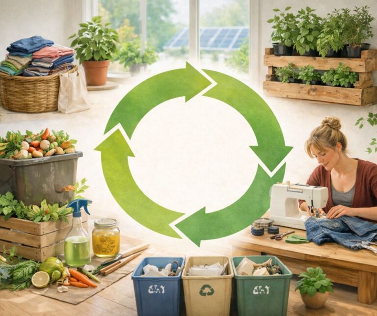 Mitä kiertotalous tarkoittaa kotona?